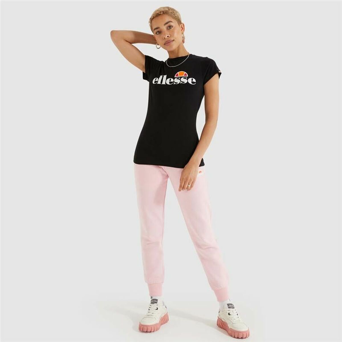 T-shirt med kortärm Dam Ellesse Hayes Svart - 4