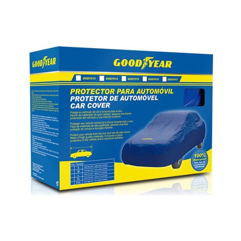 Bilöverdrag Goodyear GOD7013 Blå (Storlek S) - 2