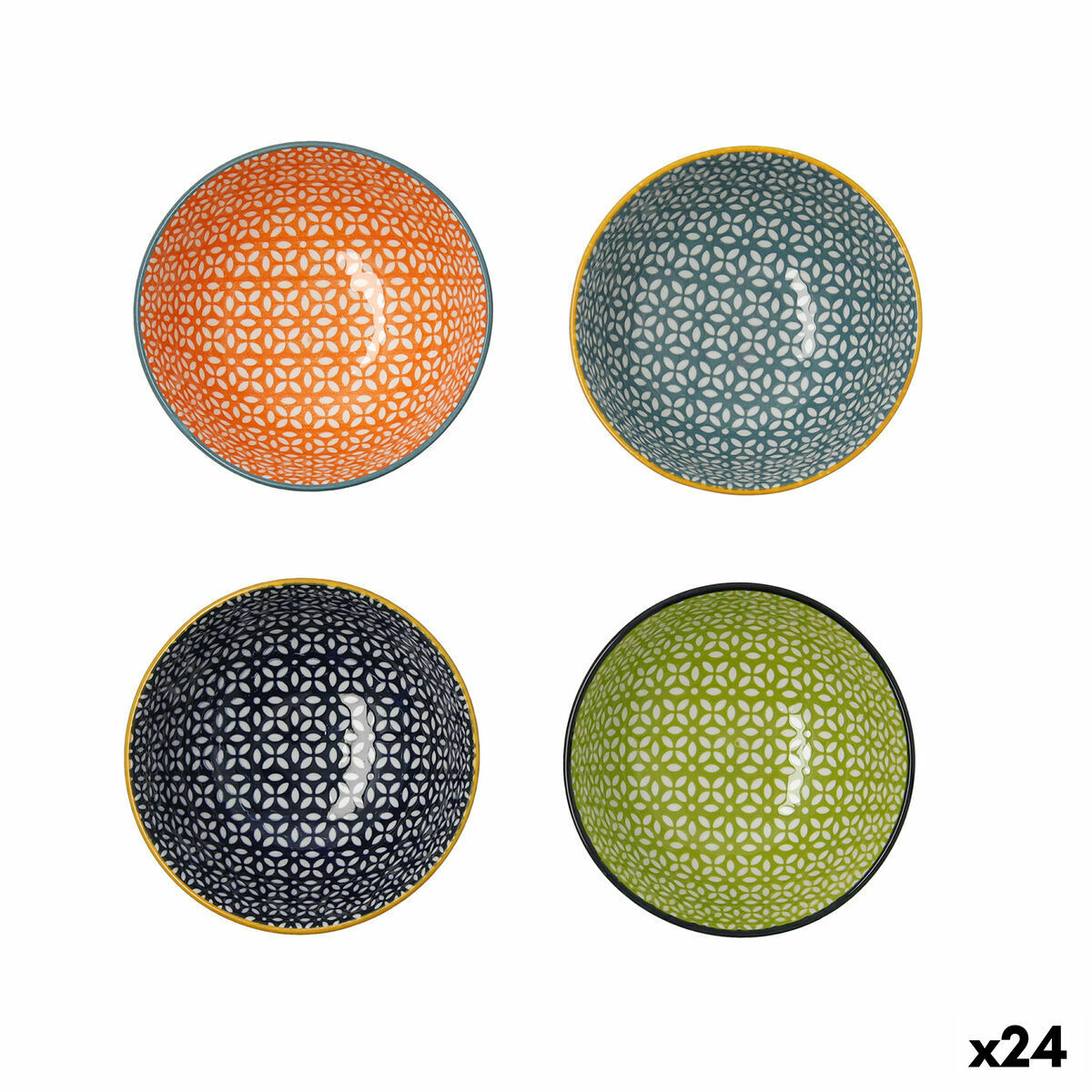 Skål Quid Pippa Multicolour Keramik (24 antal) (Pack 24x) - 3