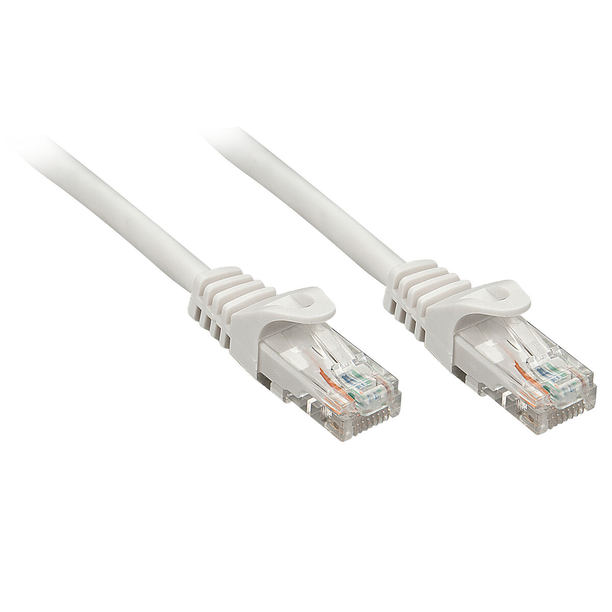 Nätkabel UTP Styv Kategori 6 LINDY RJ-45/RJ-45 Cat6 5m Grå 5 m (1 antal)