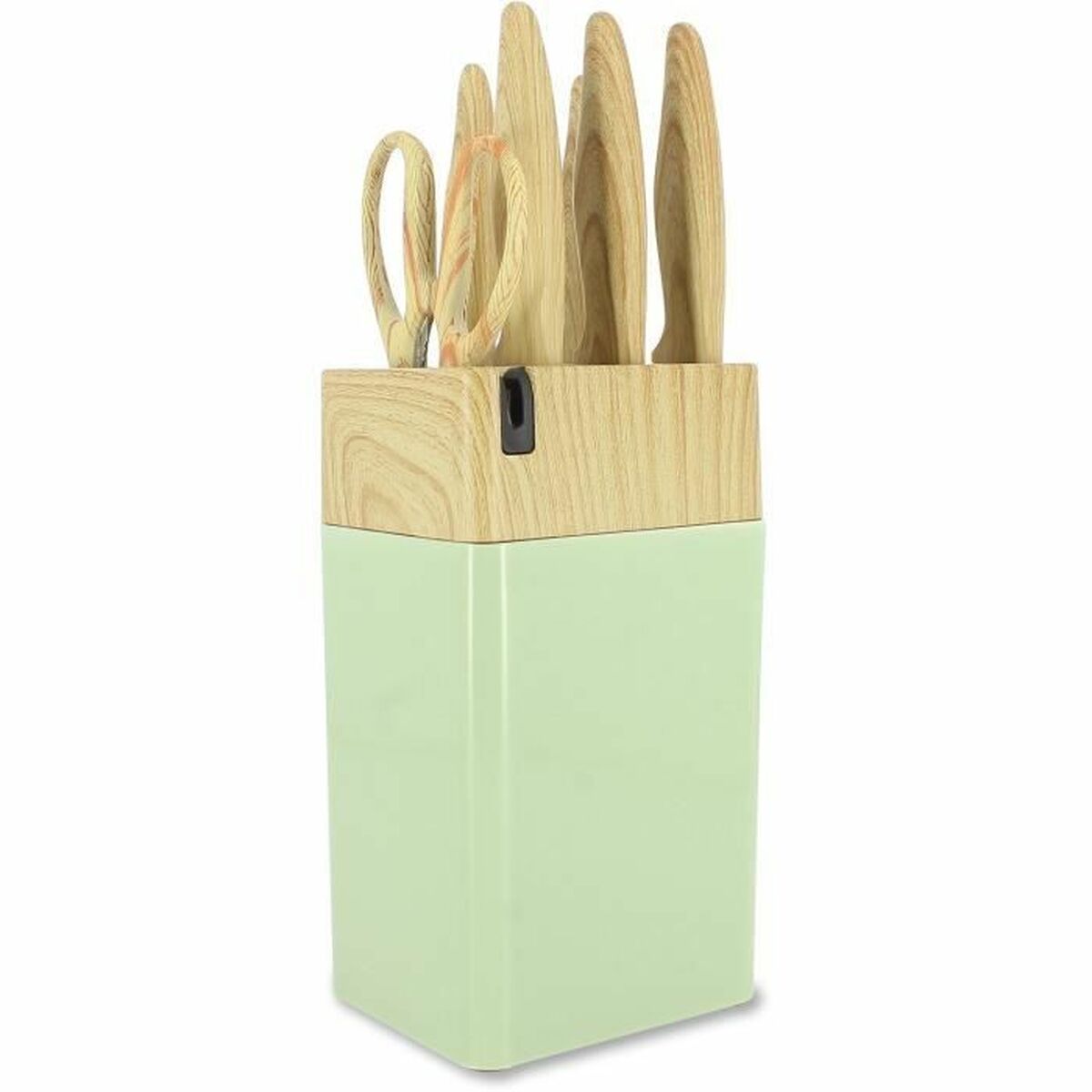Knivset Menastyl polypropen Grön 6 Delar (6 antal)