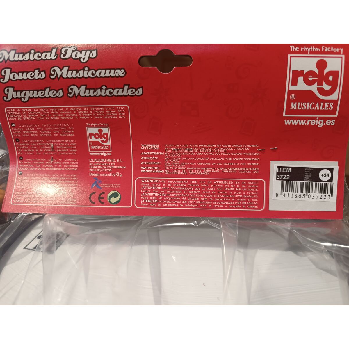 Musikalisk Leksak Reig Trumma Blockflöjt - 4