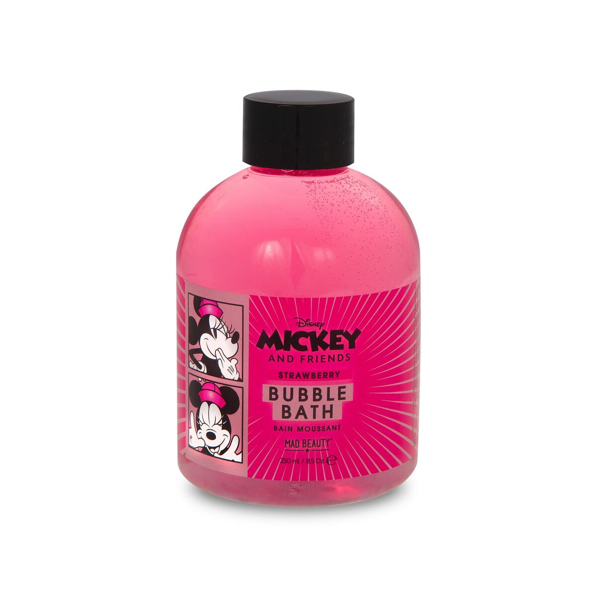 Bubbelbad Mad Beauty Mickey & Friends Jordgubbe (250 ml) - 2