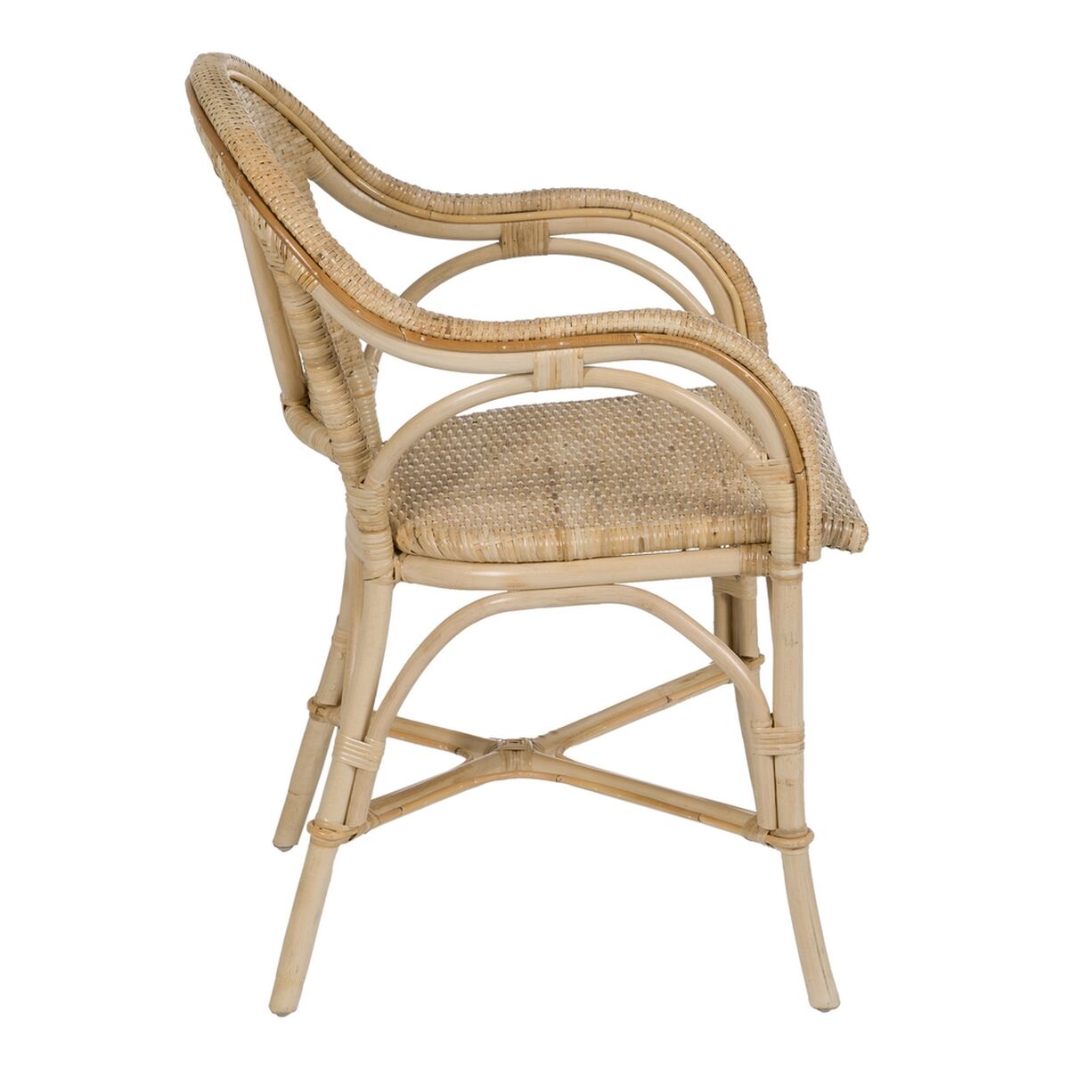 Matsalsstol Naturell Rattan 55 X 60 X 84 CM - 3