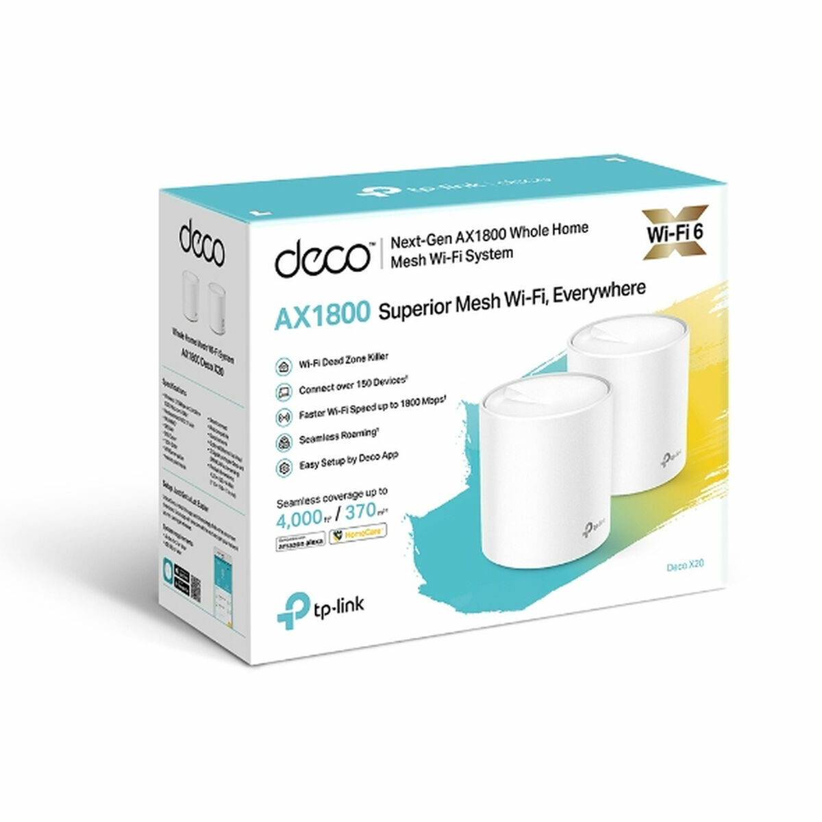 Anslutningspunkt TP-Link DECOX20-PK2 1200 Mbps Mesh - 2