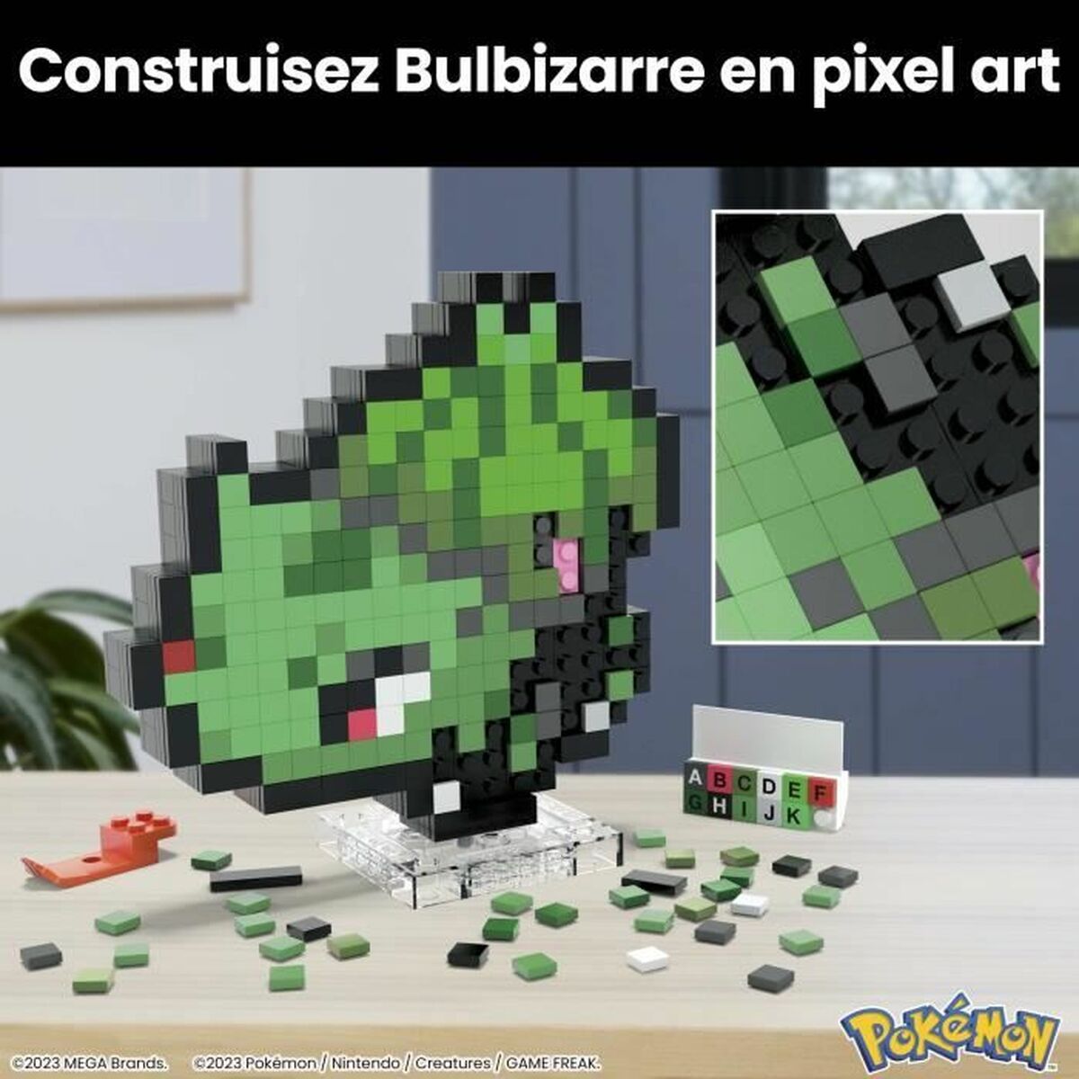 Byggsats MEGA BRANDS Bulbizarre Retro - 4
