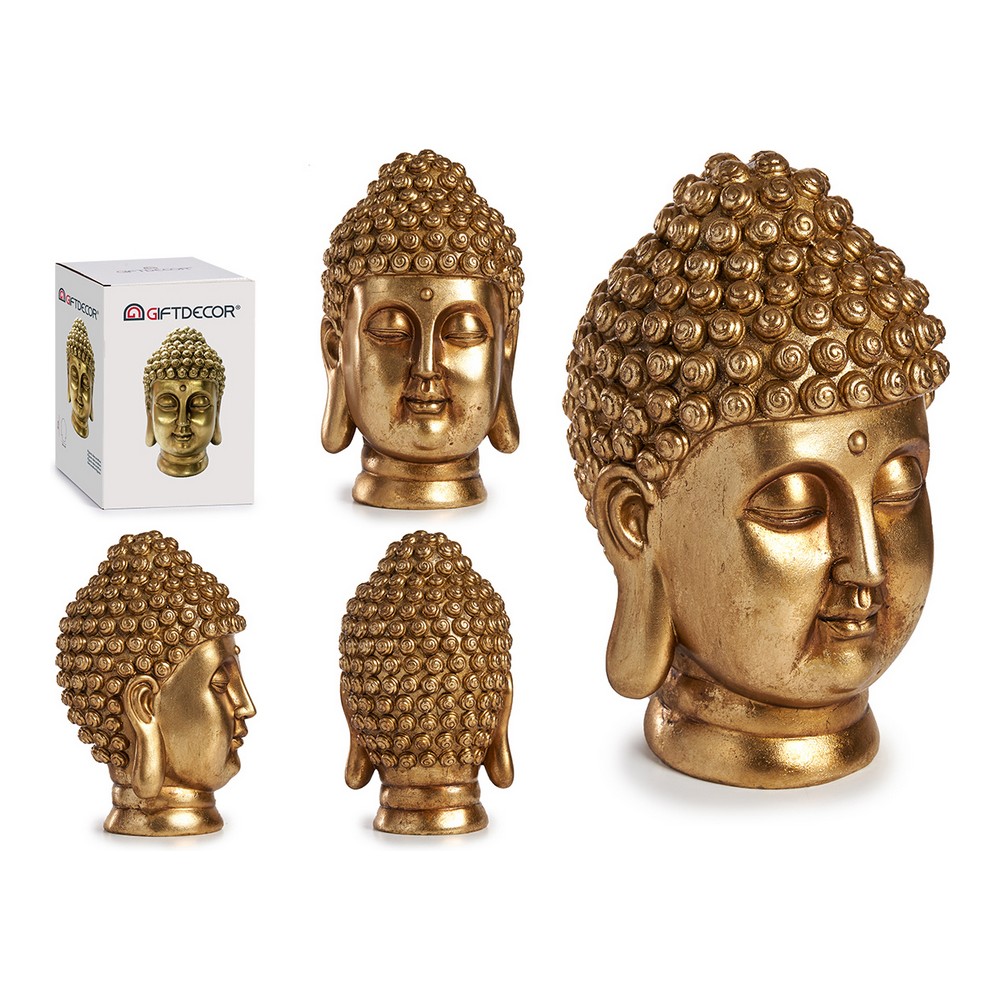 Prydnadsfigur Buddha Harts (14 x 26 x 17 cm )