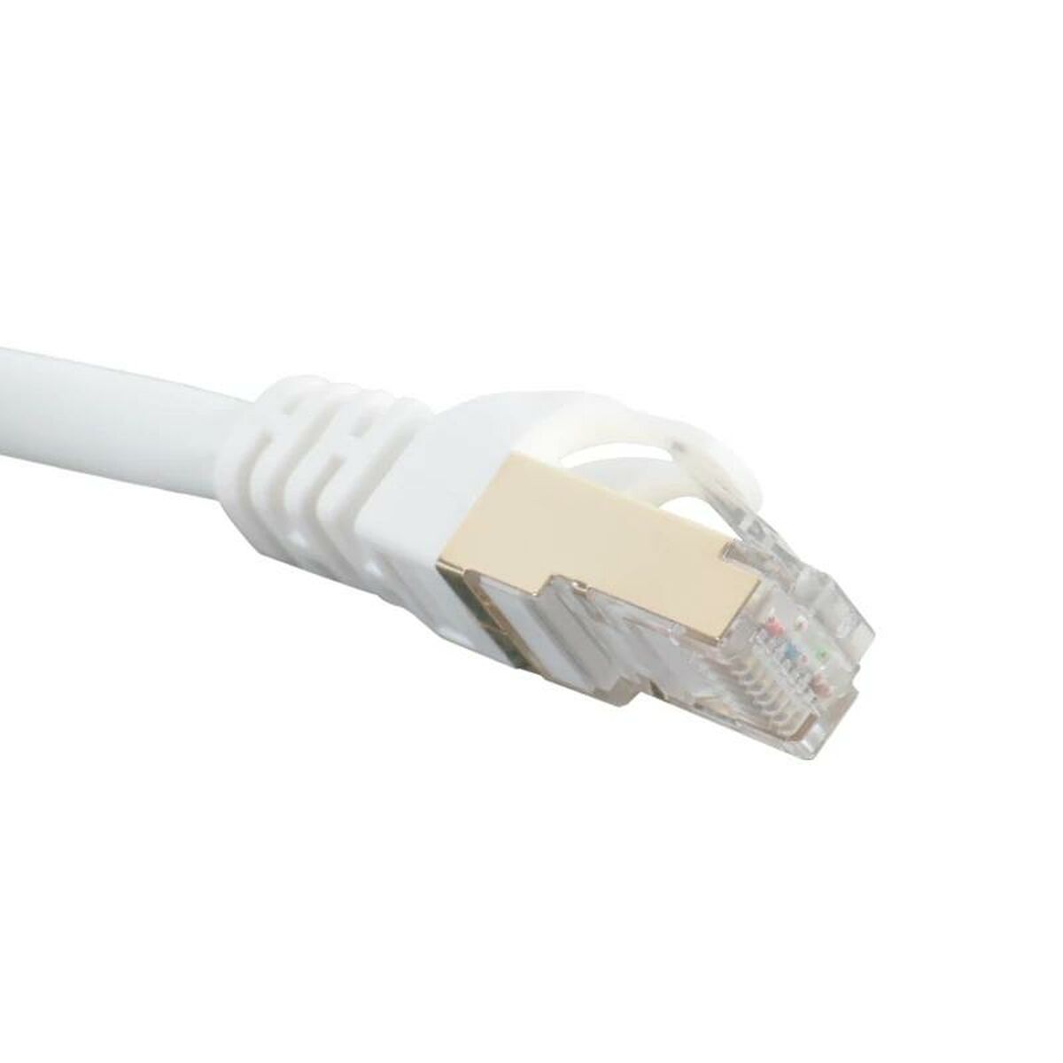 Nätkabel FTP Styv Kategori 7 iggual IGG318621 Vit 10 m - 4