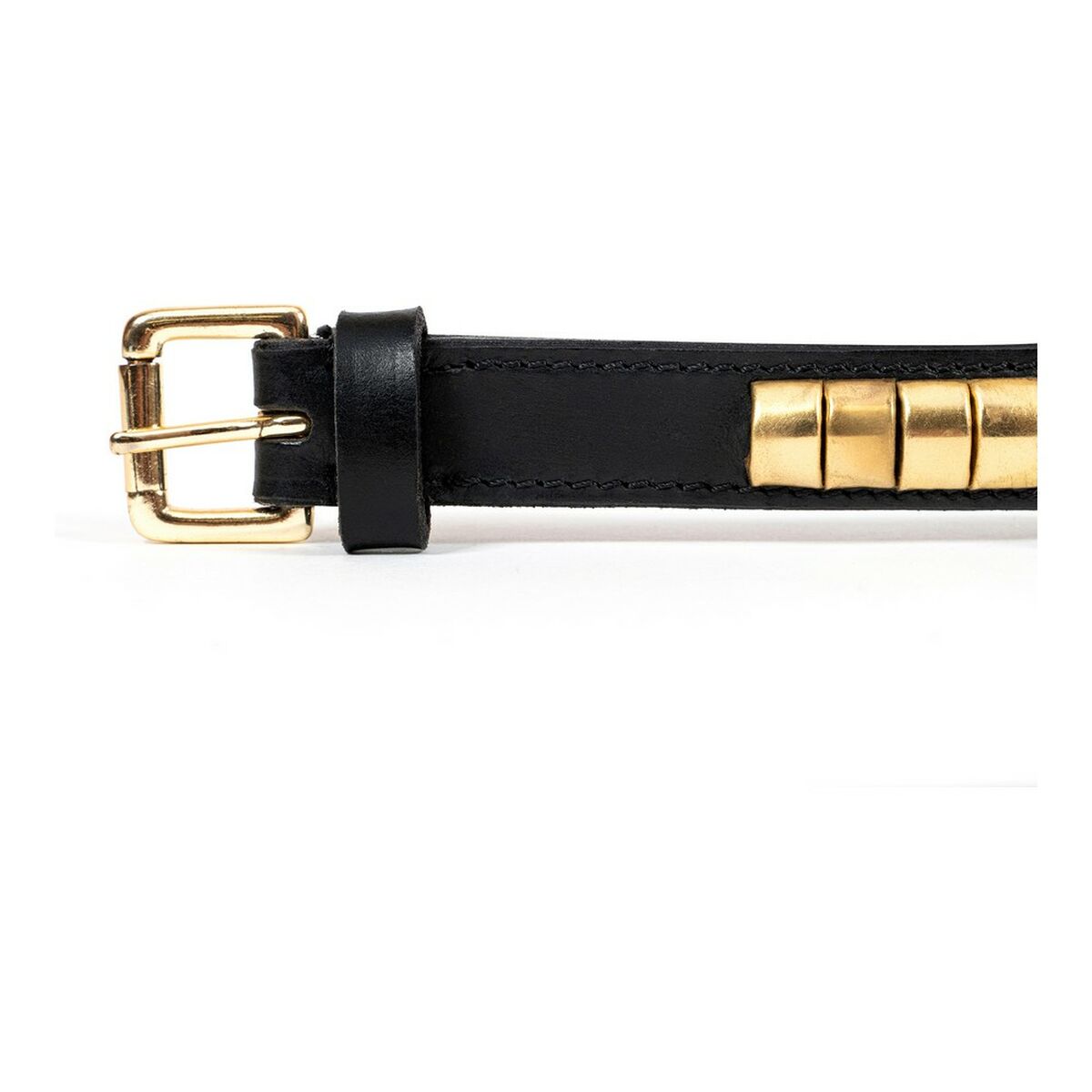 Hundhalsband Gloria Duna Svart Gyllene (55 x 2.5 cm) - 4