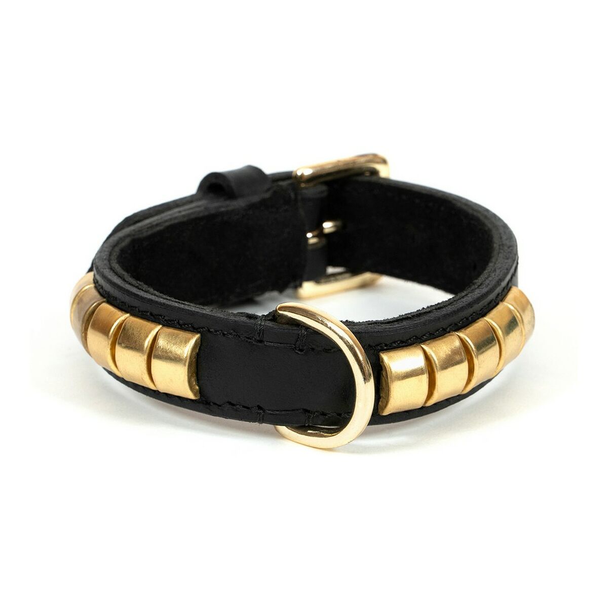 Hundhalsband Gloria Duna Svart Gyllene (55 x 2.5 cm) - 9