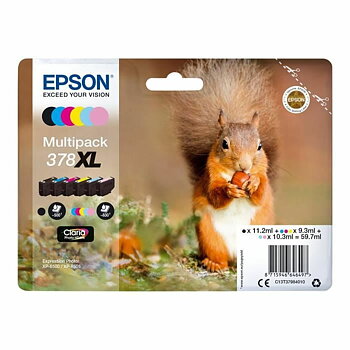 Reservpatroner Epson EP64649 378XL Bläck Gul Svart Turkos Magenta