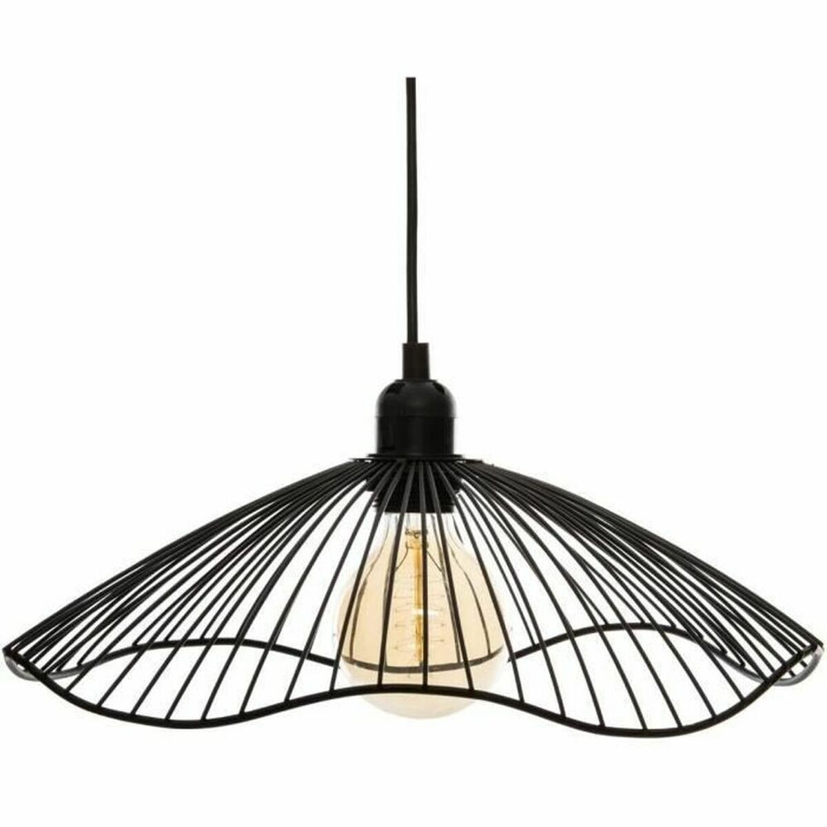 Taklampa Atmosphera Cháteau 40W Svart Metall (Ø 34 x 15,5 cm) - 2