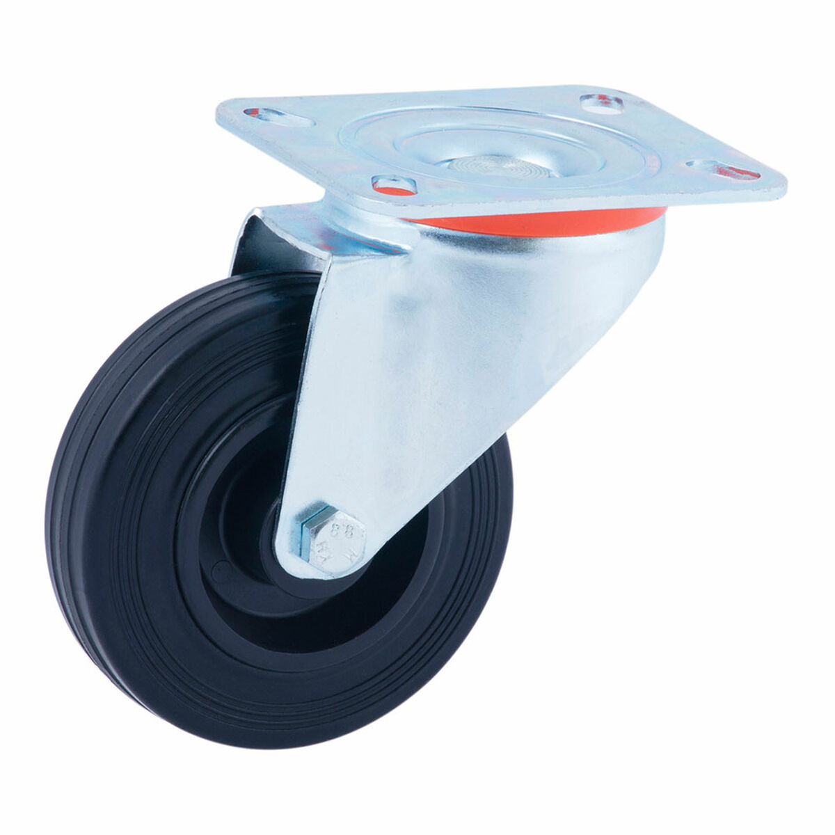 Rueda Afo CR29469 Svängbar bas Ø 10 cm Latexgummi