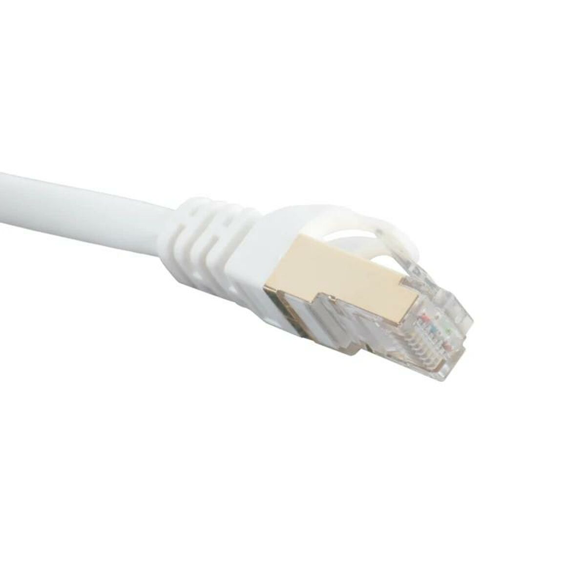 Nätkabel FTP Styv Kategori 7 iggual IGG318638 Vit 5 m - 2