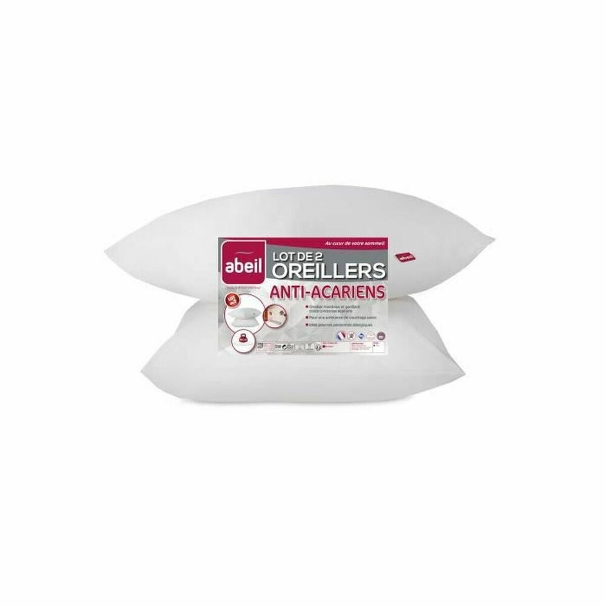 Kudden Abeil Vit 60 x 60 cm (2 antal) - 4