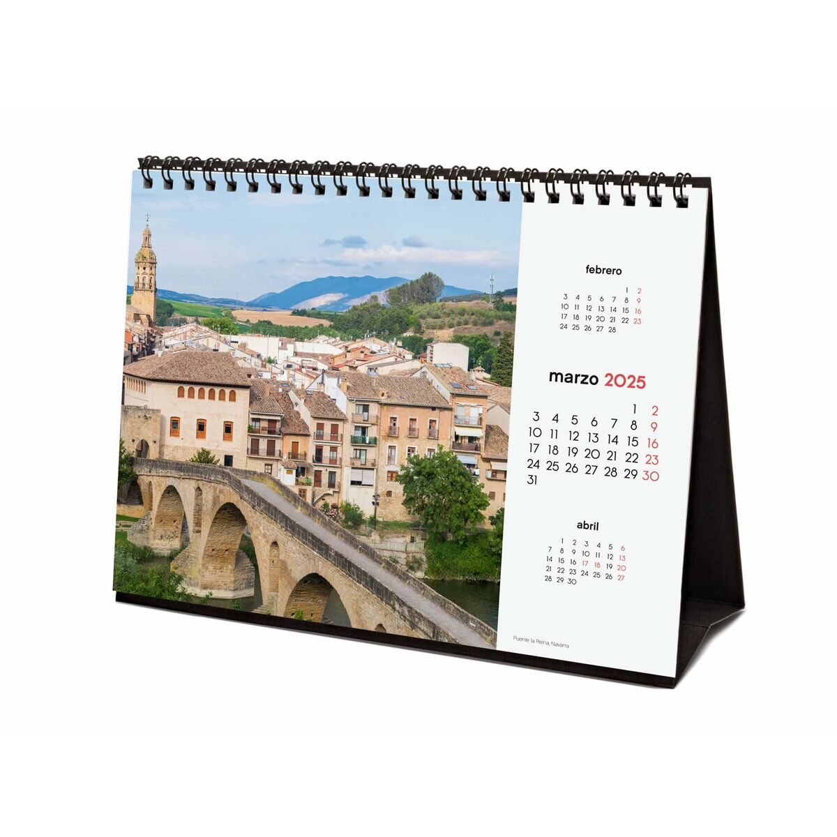 Skrivbordskalender Finocam CAMINO DE SANTIAGO Multicolour Papper 21 x 15 cm 2025 - 5