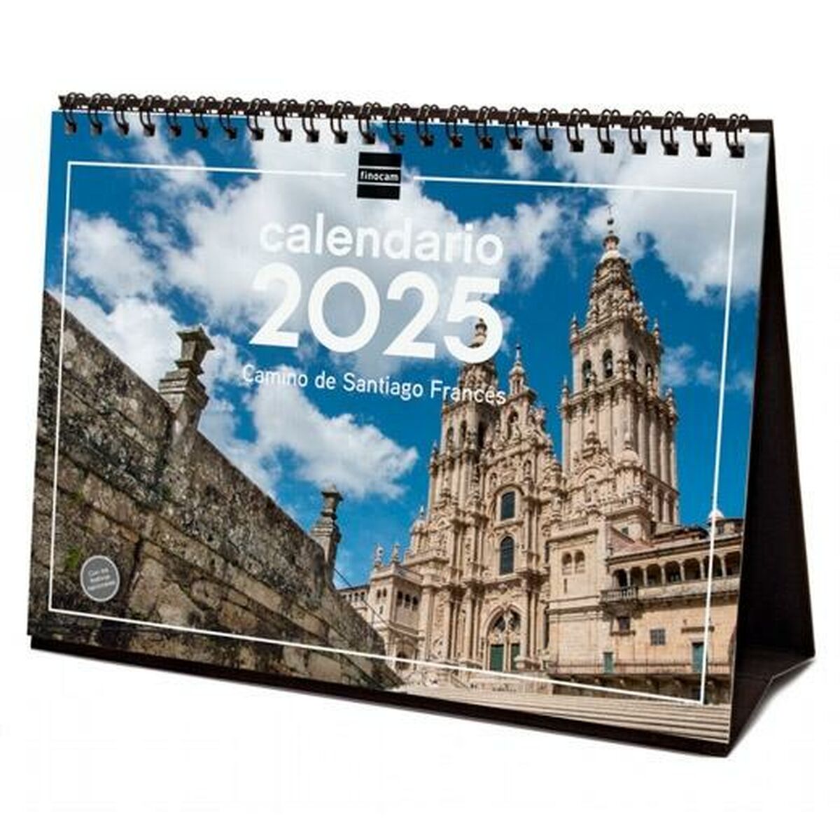 Skrivbordskalender Finocam CAMINO DE SANTIAGO Multicolour Papper 21 x 15 cm 2025