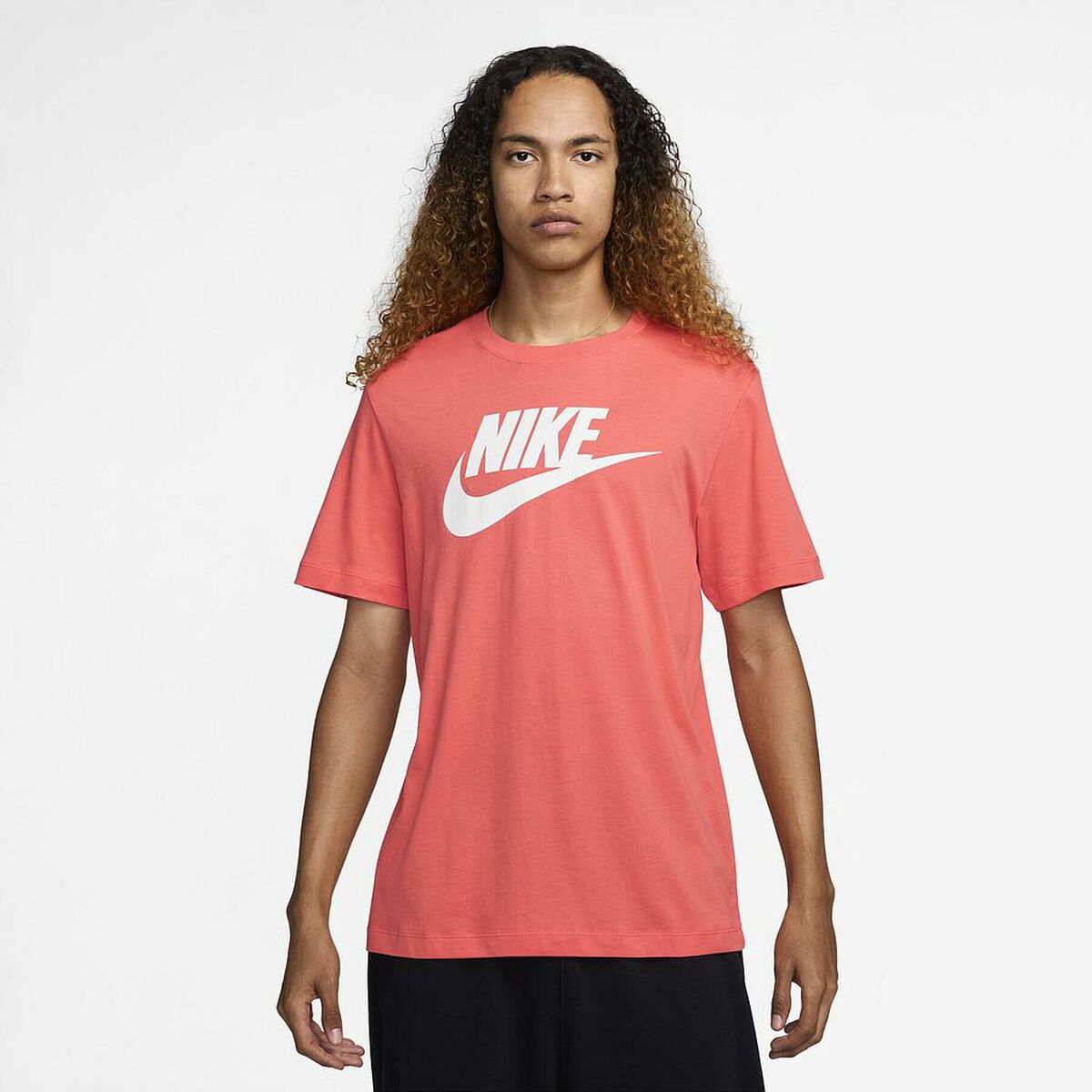 T-shirt med kortärm Herr Nike M NSW TEE ICON FUTURA AR5004 814 Rosa - 2