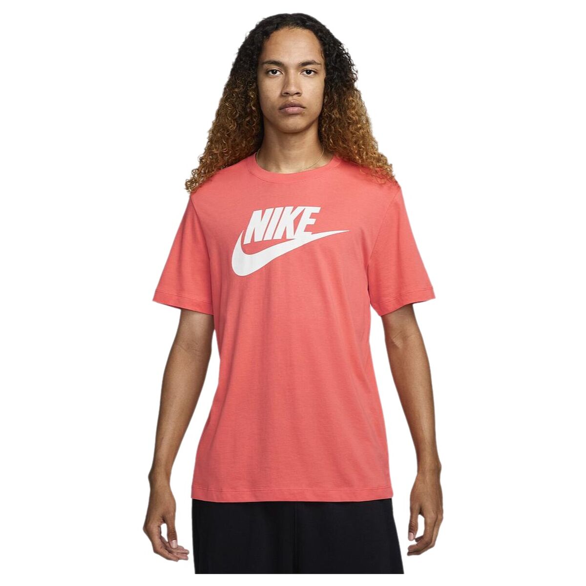 T-shirt med kortärm Herr Nike M NSW TEE ICON FUTURA AR5004 814 Rosa