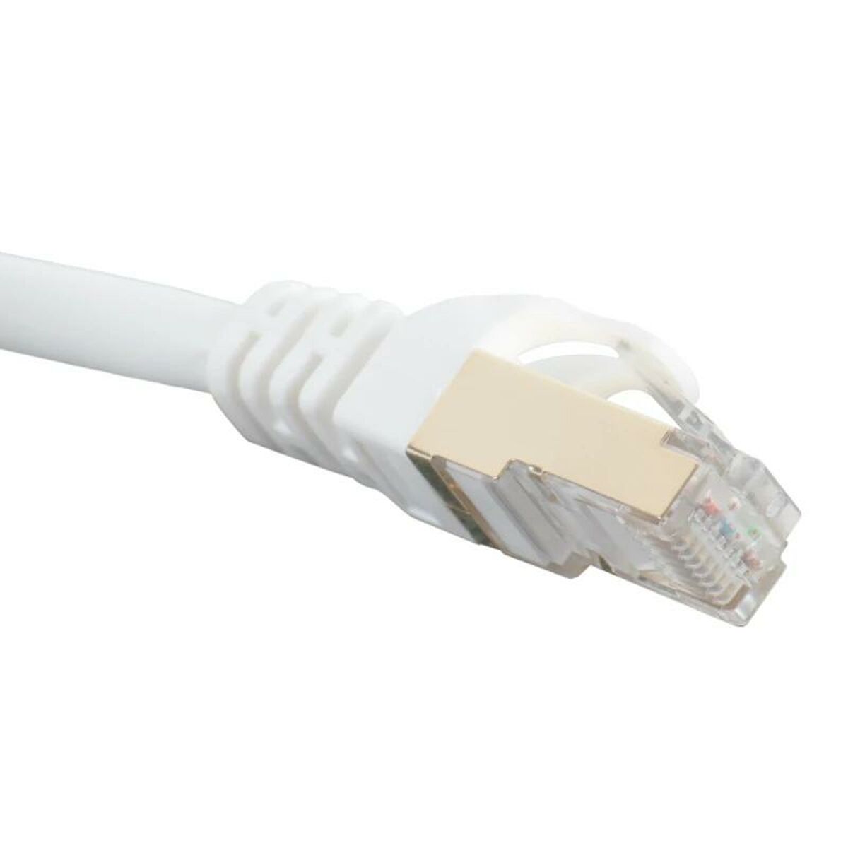 Nätkabel FTP Styv Kategori 7 iggual IGG318645 Vit 3 m - 4