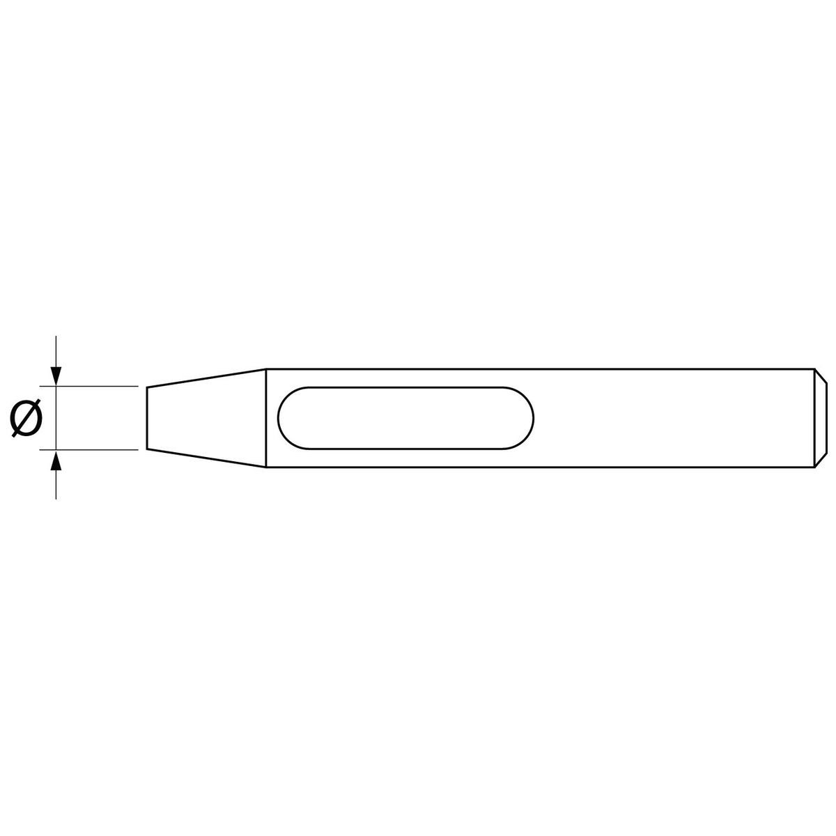 Håltagare Paffrath DIN 7200 B 7/8” IN - 3