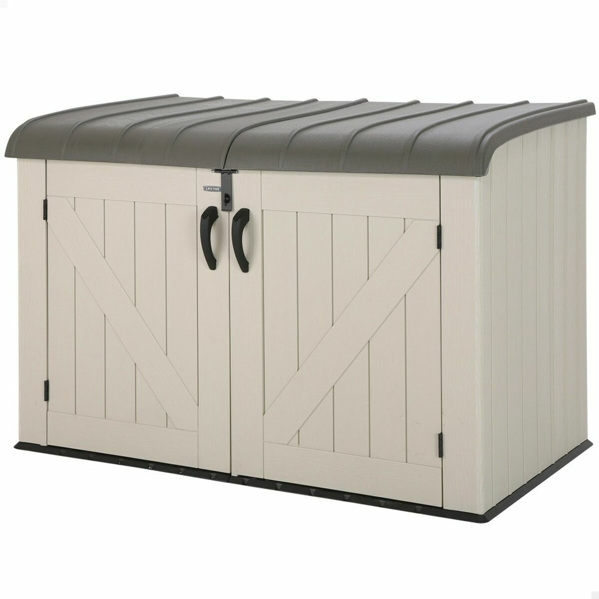 Skåp Lifetime Extern Horisontell Stål Plast 190 x 106 x 131 cm