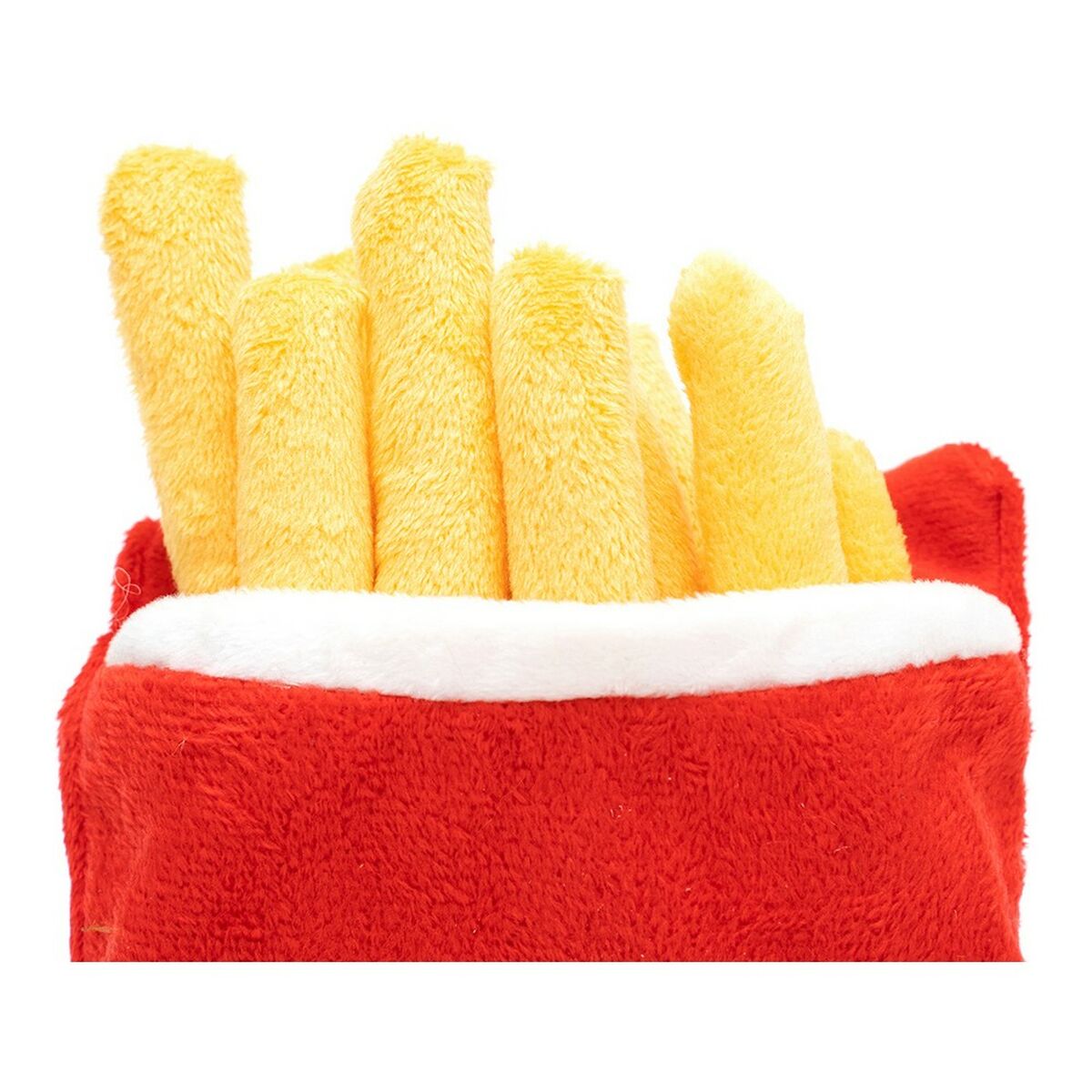 Mjuk leksak för hundar Gloria Röd Polyester polypropen Pommes frites - 23