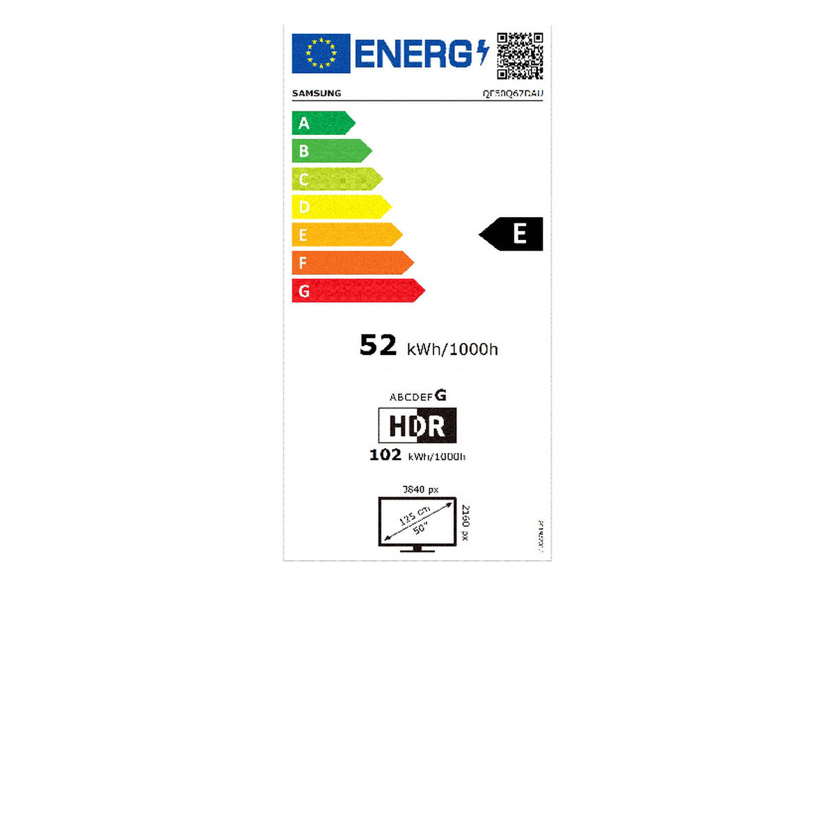 Smart TV Samsung QE50Q67DAUXXH 4K Ultra HD 50" HDR Wifi QLED Grå 127 cm - 6