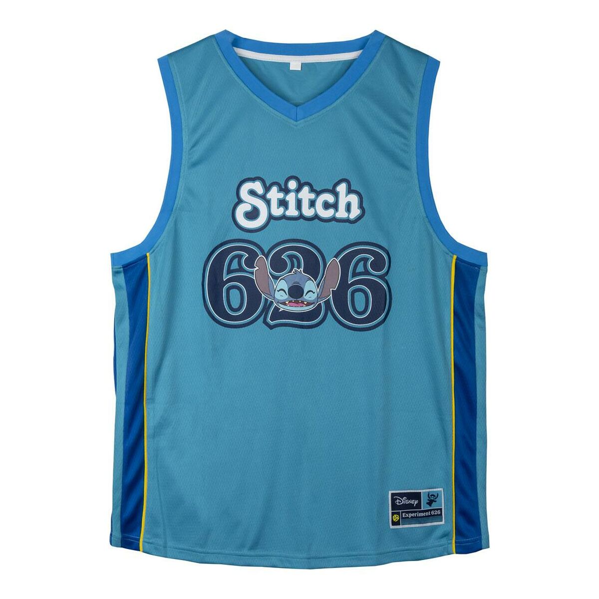 Baskettröja Stitch Blå Unisex
