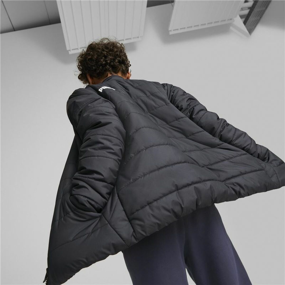 Sportjacka, Barn Puma Essentials Padded Svart - 2
