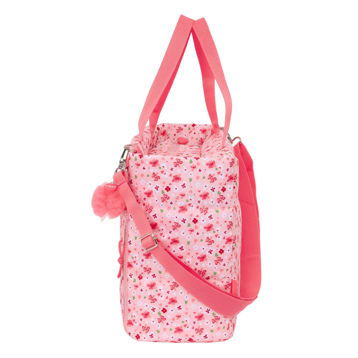 Väska Vicky Martín Berrocal In bloom Rosa 40 x 31 x 17 cm - 4