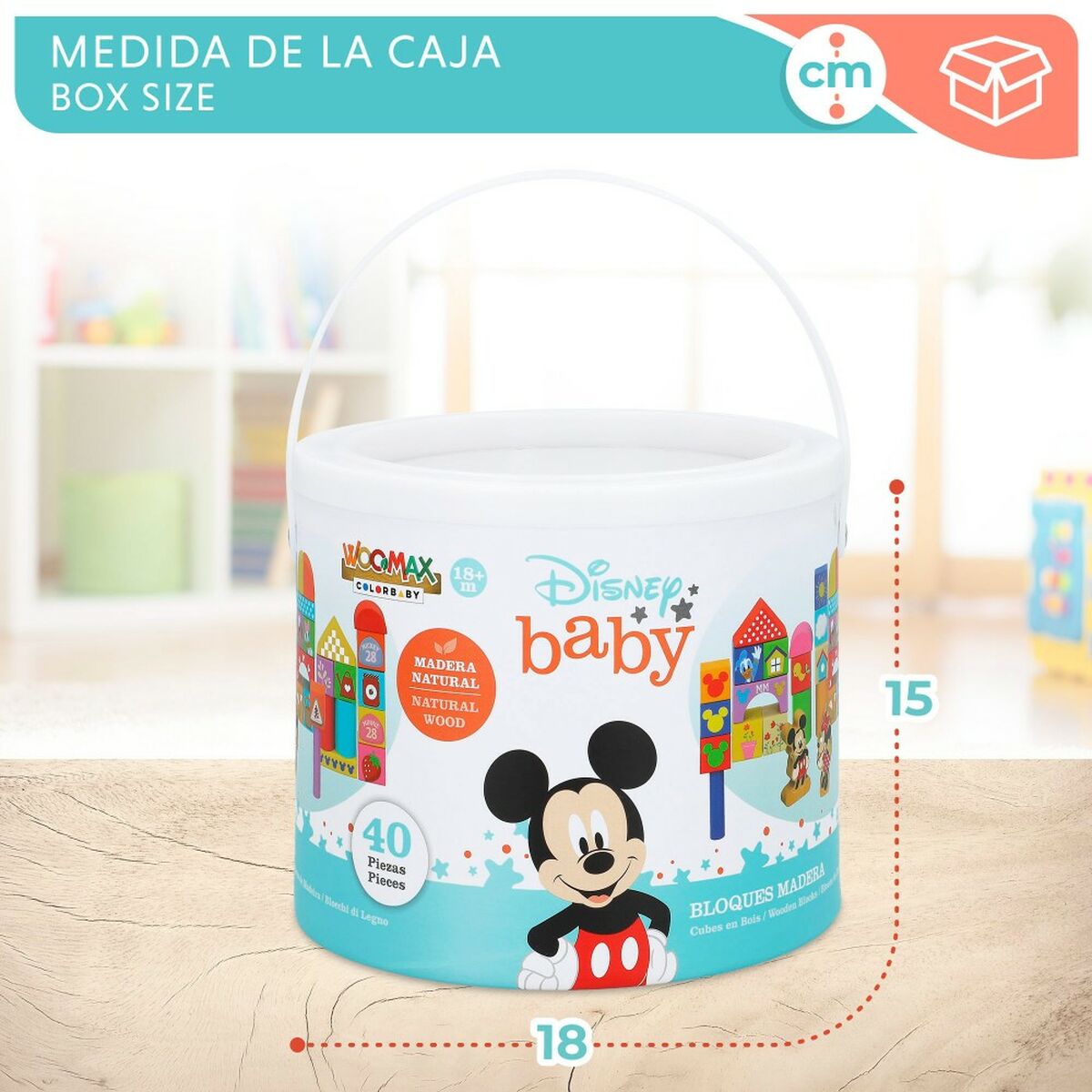 Byggsats Disney 40 Delar (6 antal) - 2