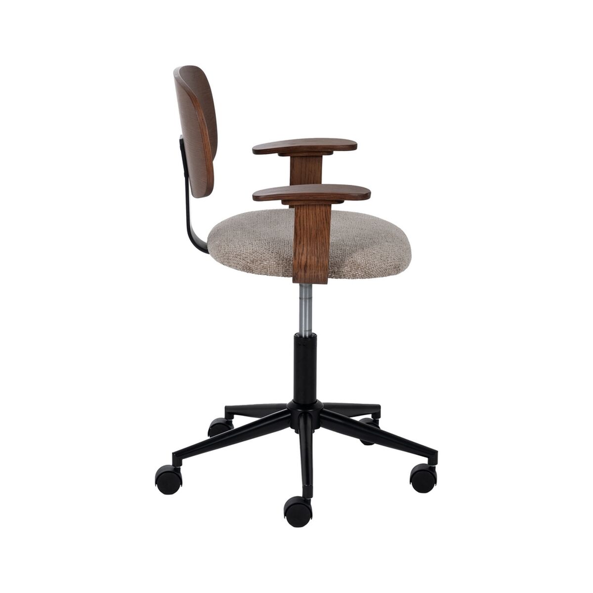 Kontorsstol Brun Svart Beige 60 x 60 x 89 cm - 3