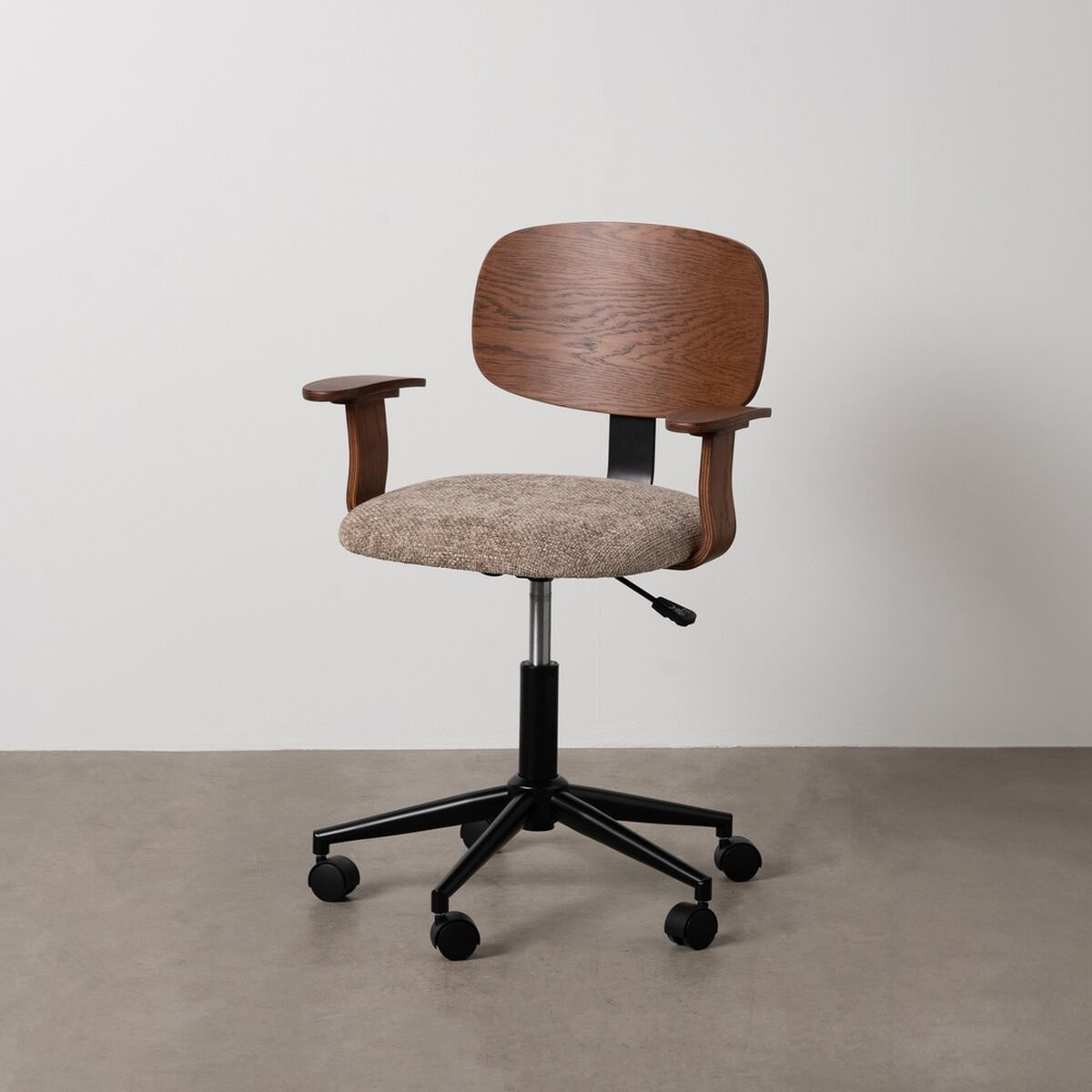 Kontorsstol Brun Svart Beige 60 x 60 x 89 cm - 2