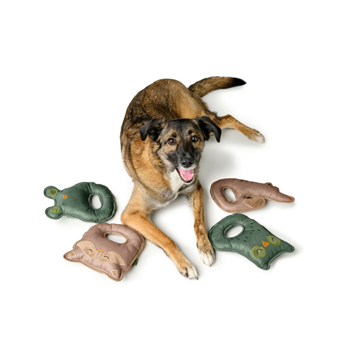 Hundleksak Hunter Tough Tundra Beige Tvättbjörn - 4