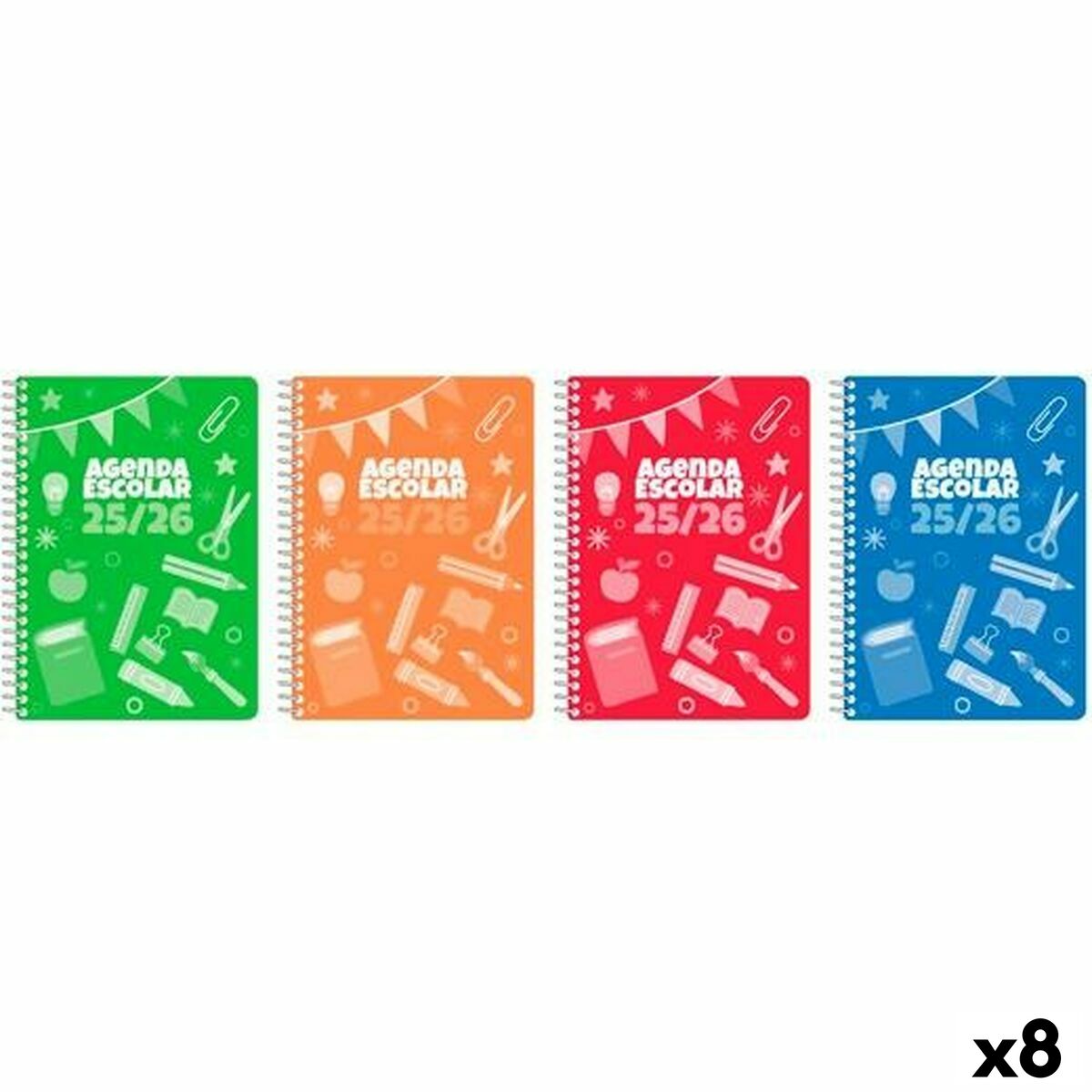 Dagbok Didex A5 15 x 21 cm 2025-2026 (8 antal)