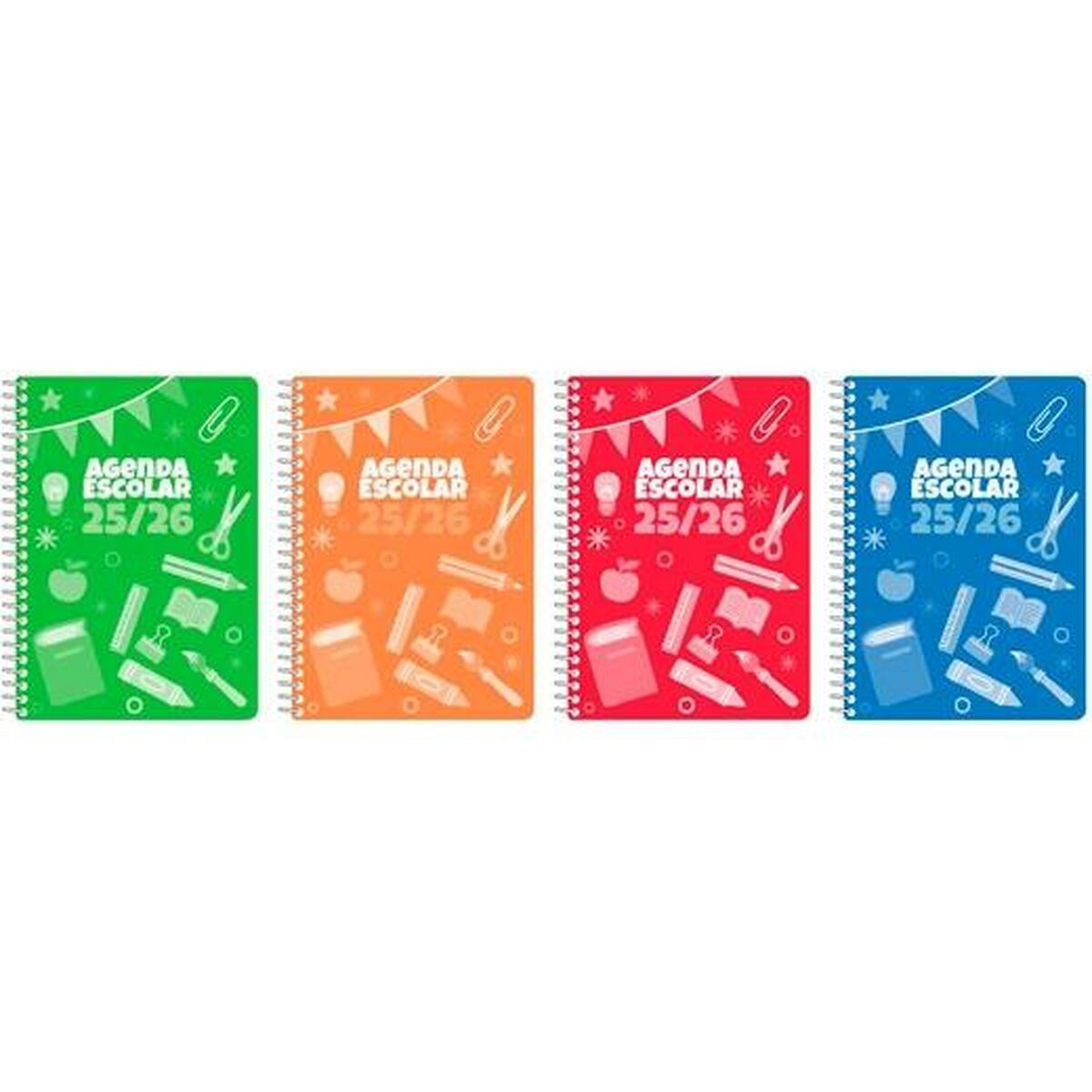Dagbok Didex A5 15 x 21 cm 2025-2026 (8 antal) - 2