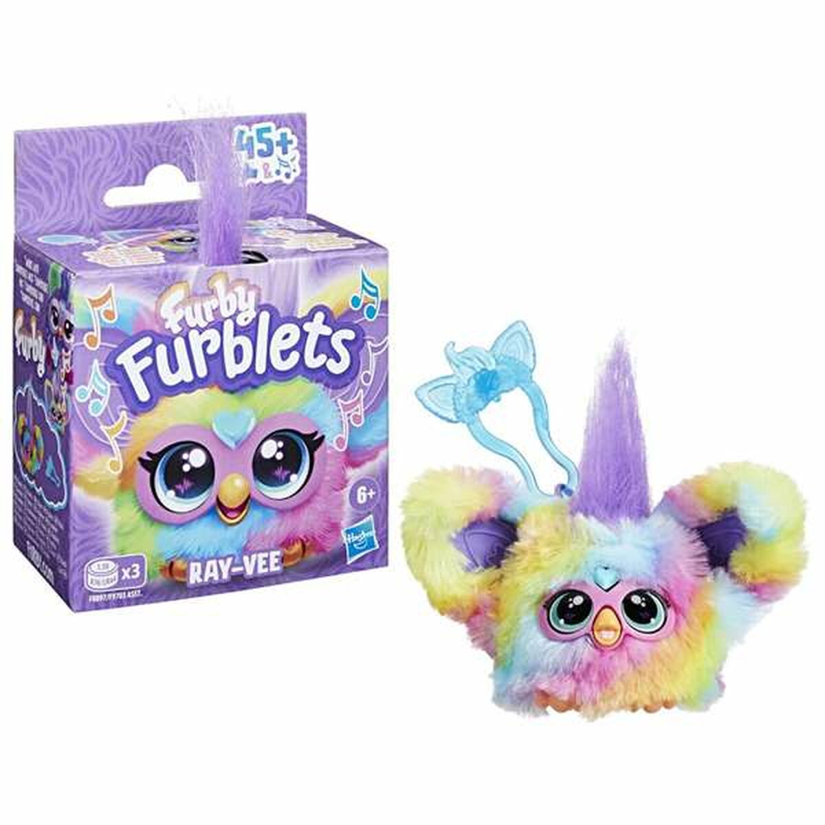 Mjukdjur med ljud Hasbro Furby Furblets 12 cm - 3