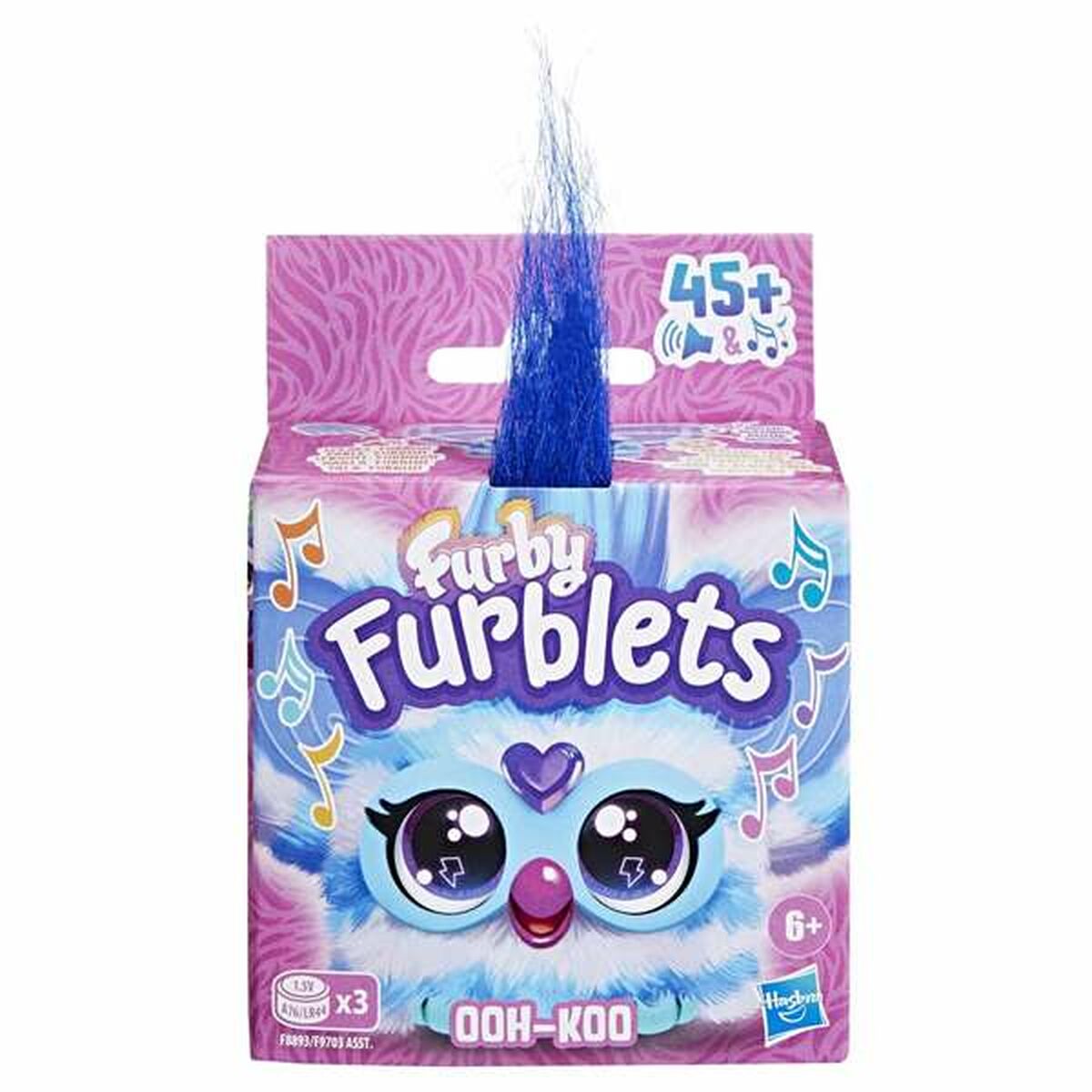 Mjukdjur med ljud Hasbro Furby Furblets 12 cm - 6