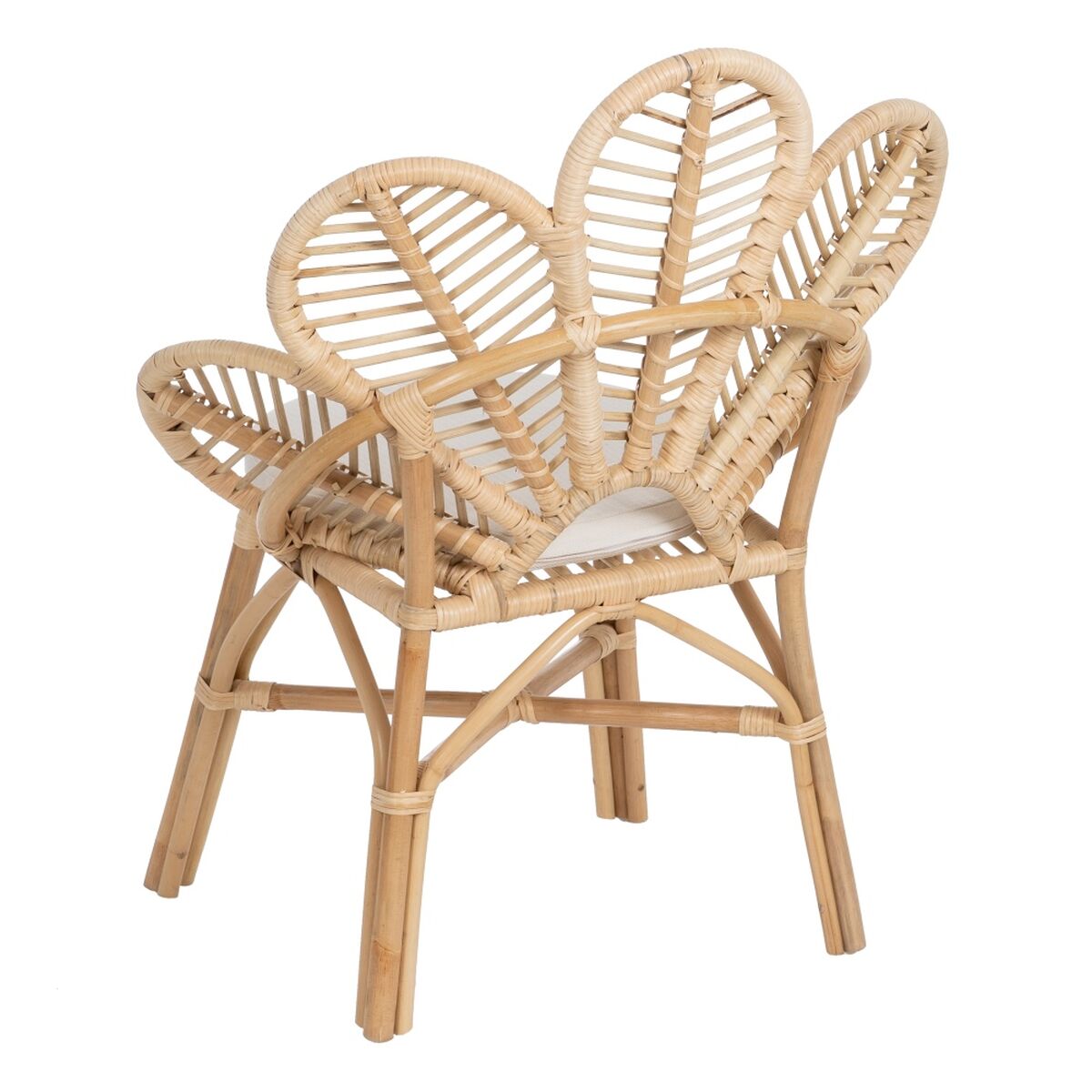 Matsalsstol Naturell Rattan 76 x 68 x 91 cm - 4