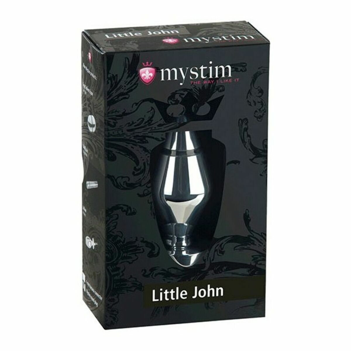 Analplugg Mystim Little John metallic - 3