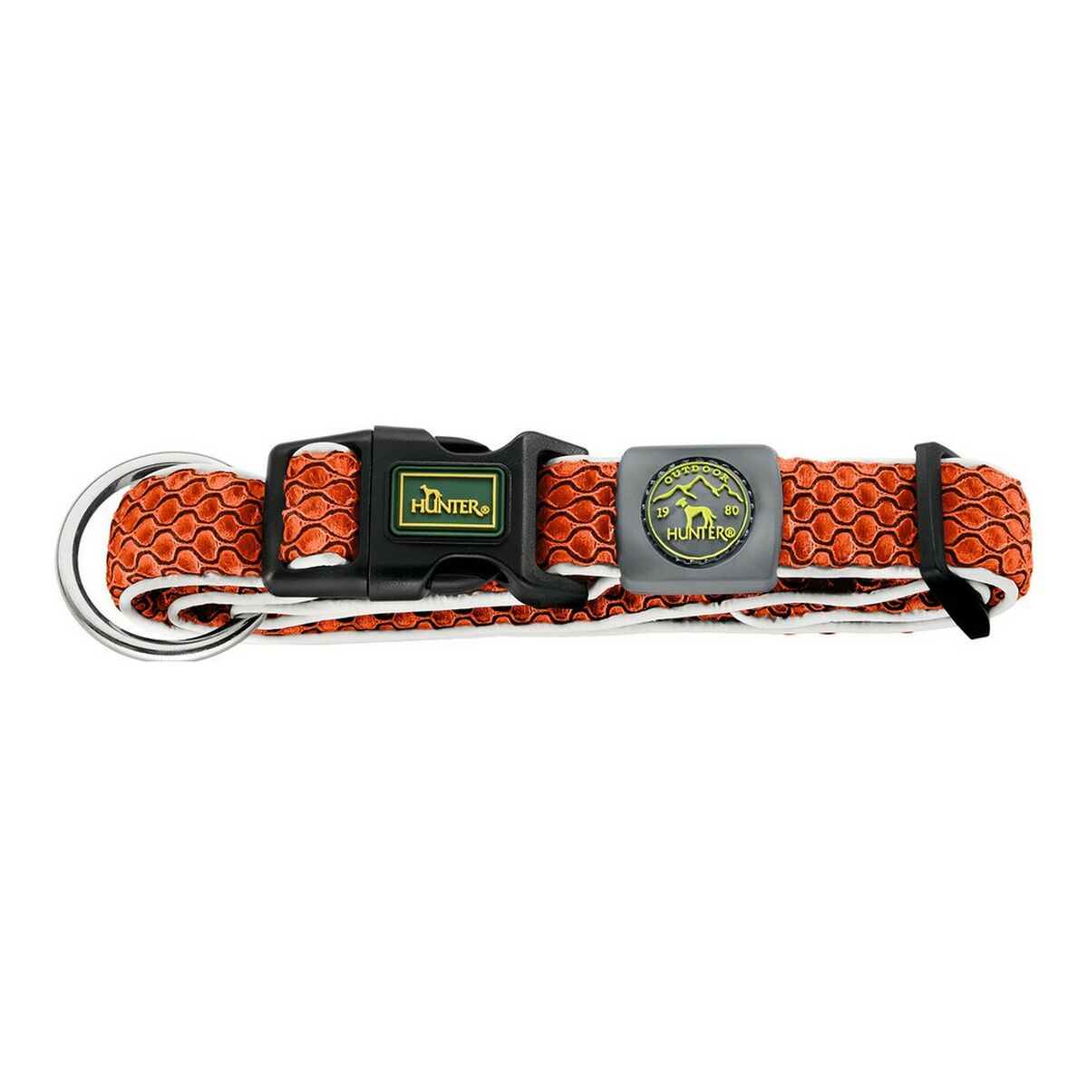 Hundhalsband Hunter Plus Tråd Orange XS-storlek (45-70 cm) - 2