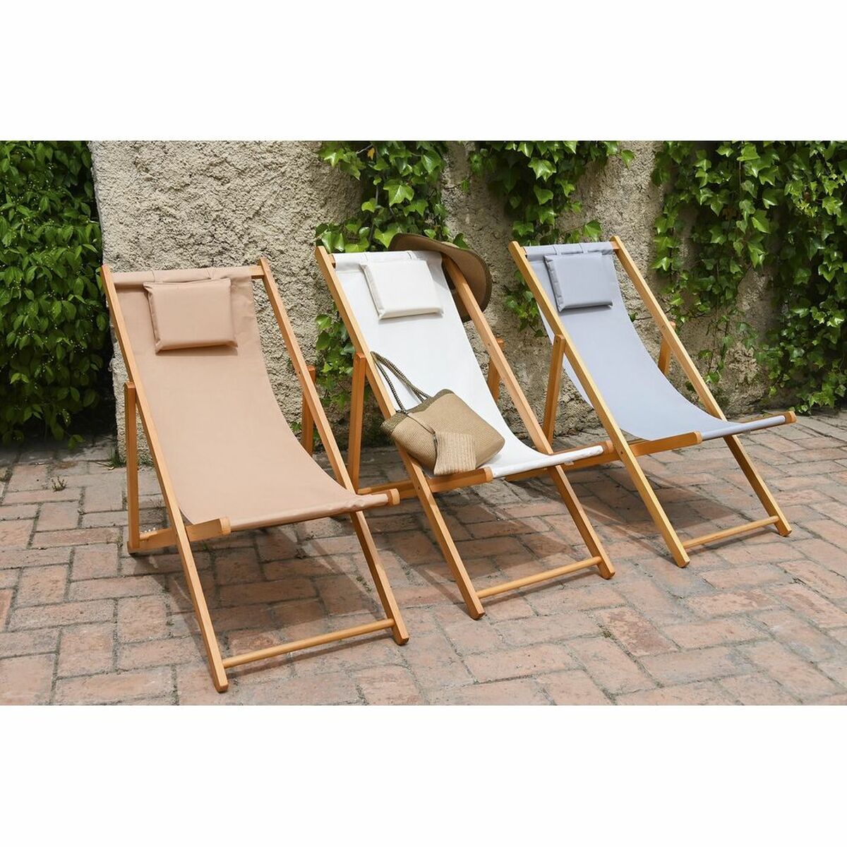 Edények DKD Home Decor Brun Naturell Polyester MDF (57,5 x 113 x 77 cm) - 7