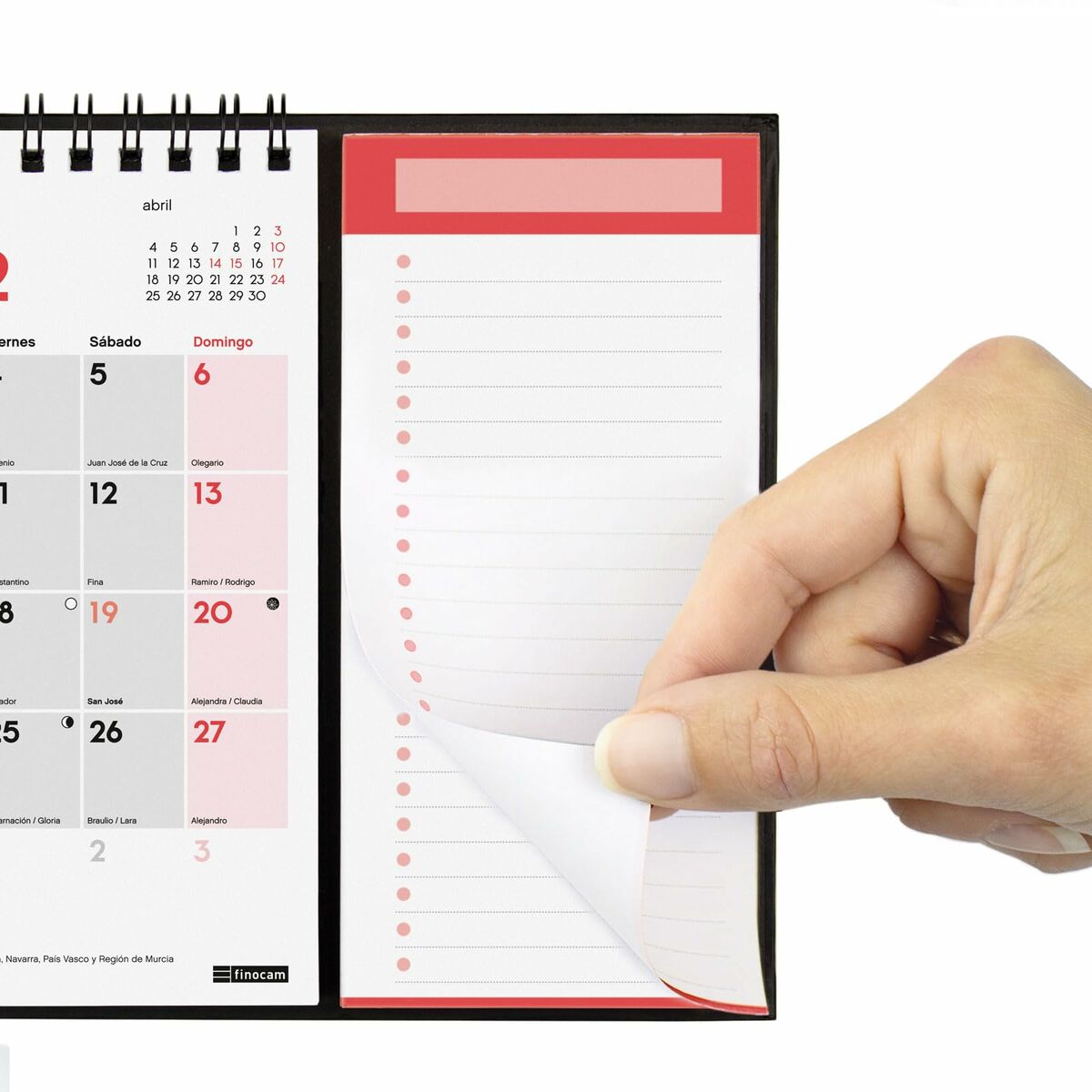 Väggkalender Finocam Papper 2025 14 x 15 cm - 7