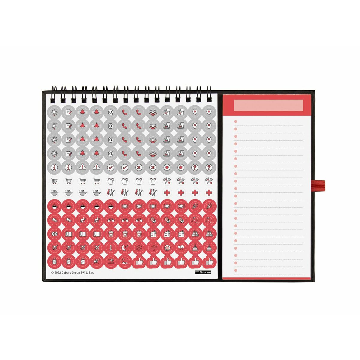 Väggkalender Finocam Papper 2025 14 x 15 cm - 5
