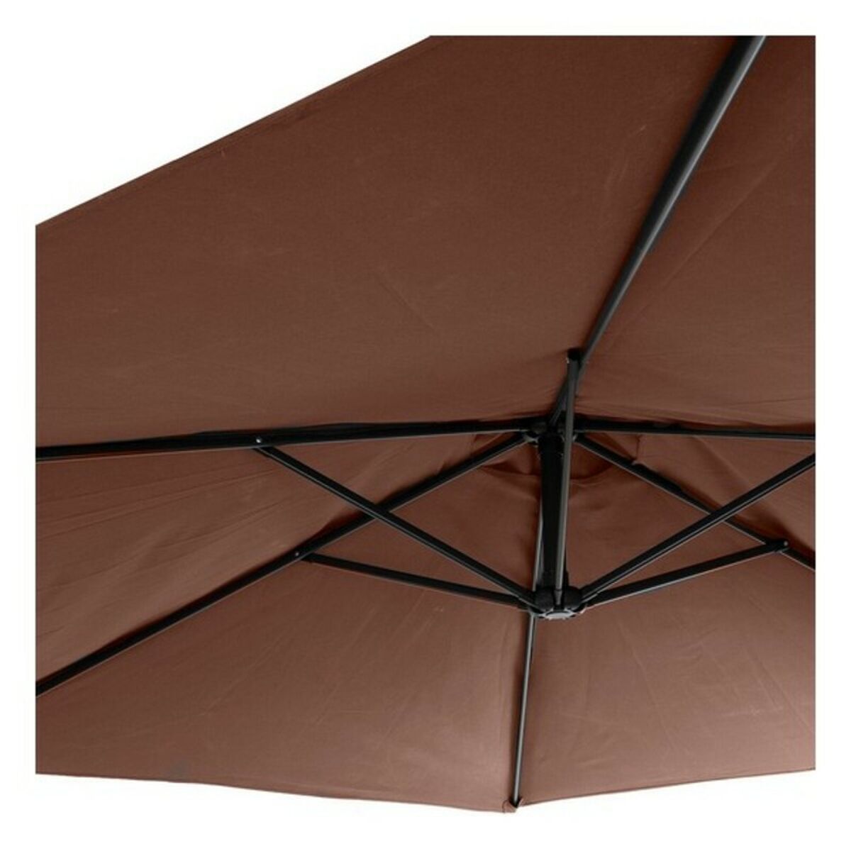 parasoll DKD Home Decor MB-166676 Brun Multicolour Stål Metall/Plast 300 x 300 x 250 cm - 4