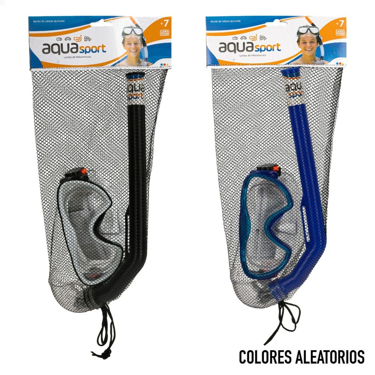Snorkel och cyklop AquaSport Barn - 10