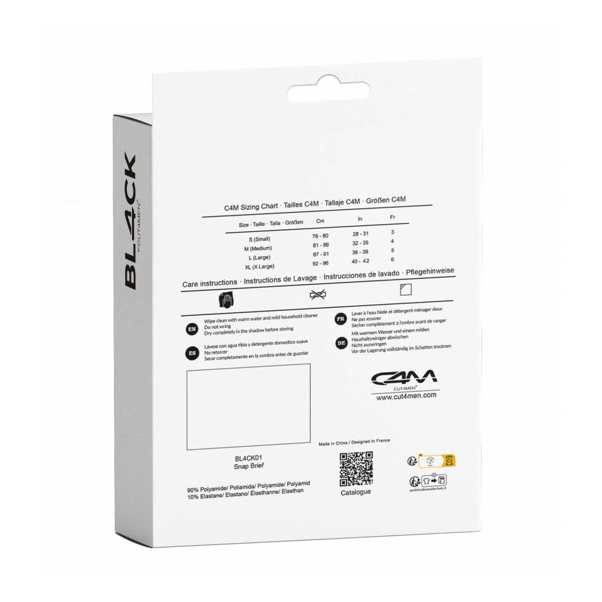 Stringtrosa Cut4men Svart XL - 3