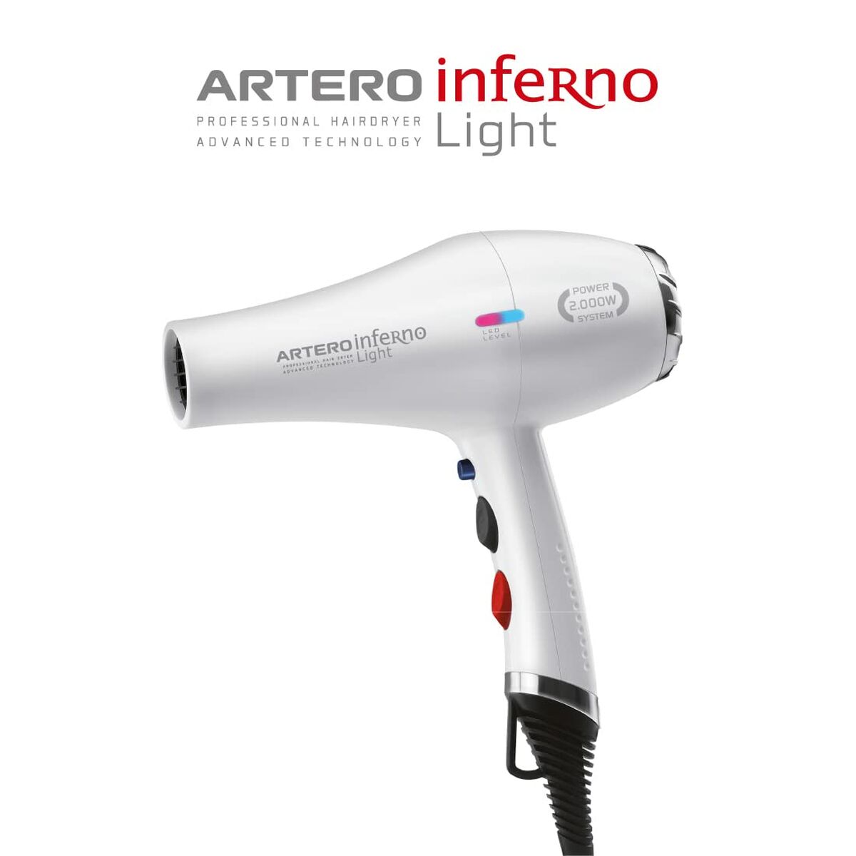 Hårtork Artero SECADOR INFERNO Light - 2