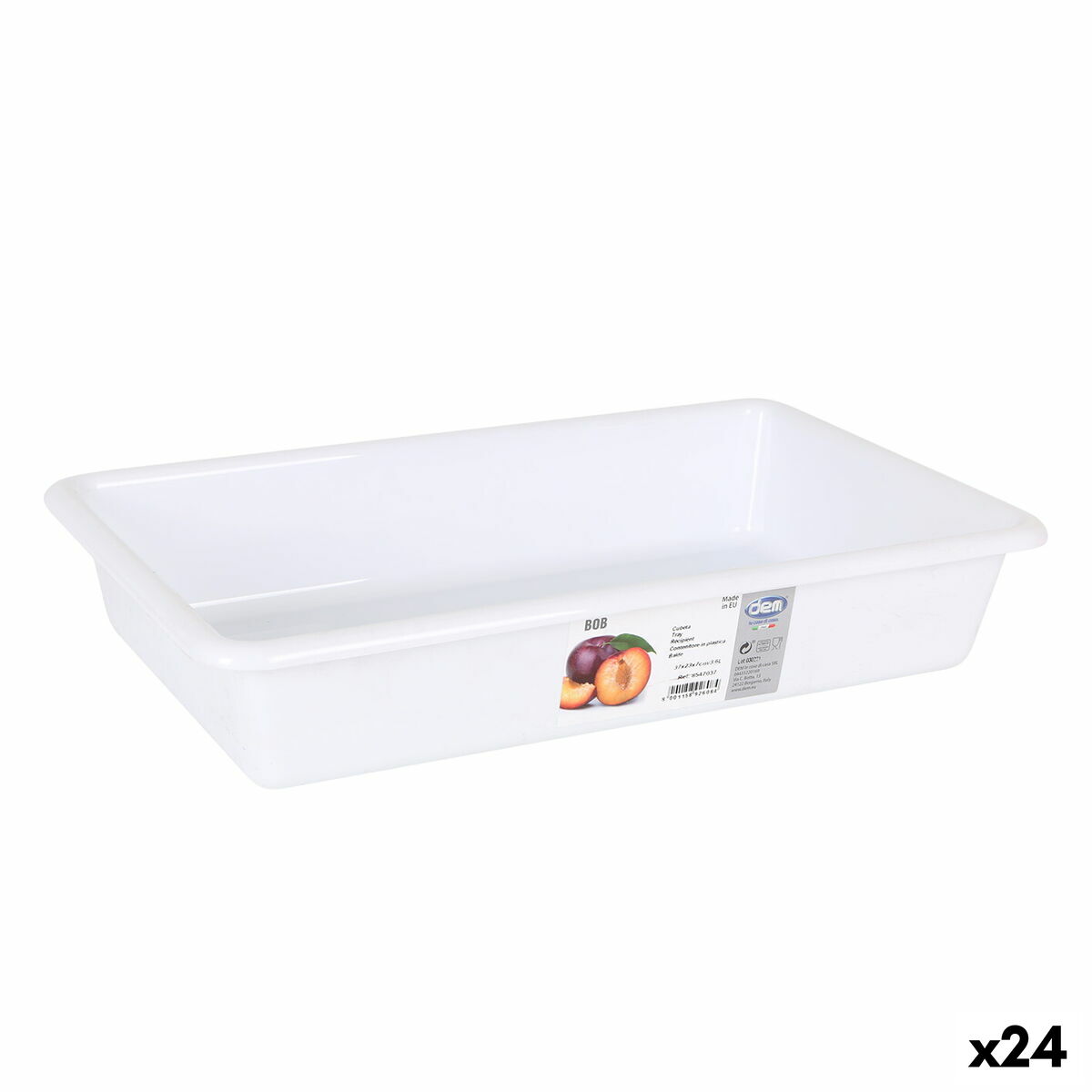 Hink Dem Bob Vit 37 x 23 x 7 cm (24 antal)